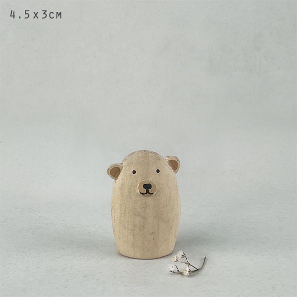 Αρκούδος όρθιος ξύλινος 4,5x3εκ.