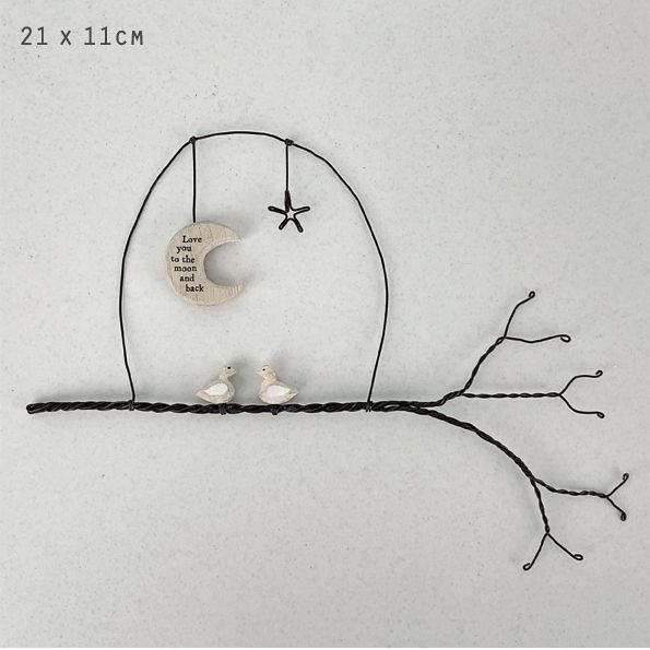 Συρμάτινο κλαδί 15x22εκ. -Love you …