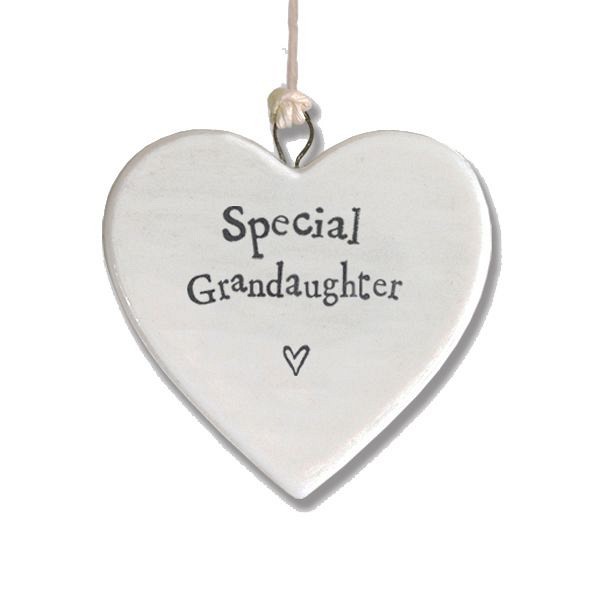 Πορσελάνινη καρδιά (4,5εκ.) - Special granddaughter