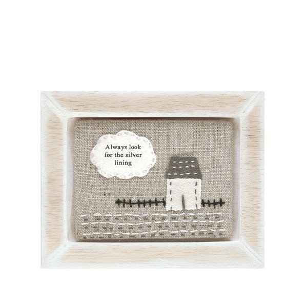 Κάδρο κέντημα - Always look for silver