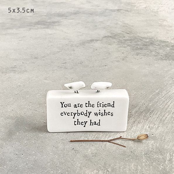 Πορσελάνινη σκηνή 5,7 εκ.-You are the friend