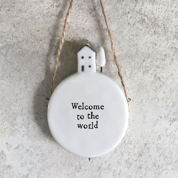 Στολίδι Top of world 6,5x0,9x4,7 εκ. πορσελάνη -Welcome…