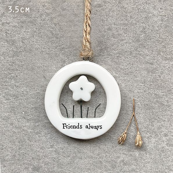 Πορσελάνινος κύκλος 3,5εκ. - Friends always