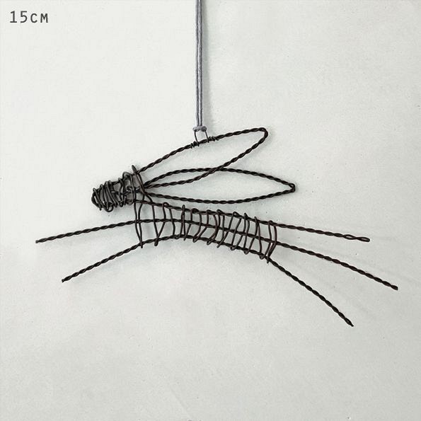 Συρμάτινο κρεμαστό - Λαγός 15εκ.