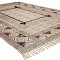 Βαμβακερό χαλί 150x210 με τρίγωνα patchwork