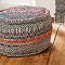 Πουφ 50x50x30 Rishikesh υφαντό
