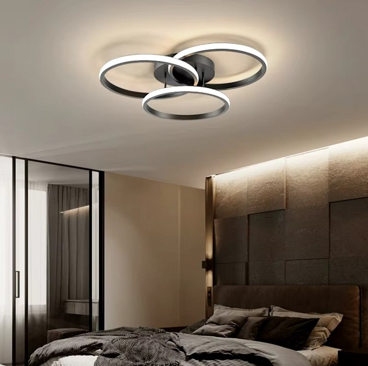 SE LED 50 CICLIT PENDANT BLACK 38W 3CCT 50x50x20cm IP20 220V 2 YEARS WARRANTY