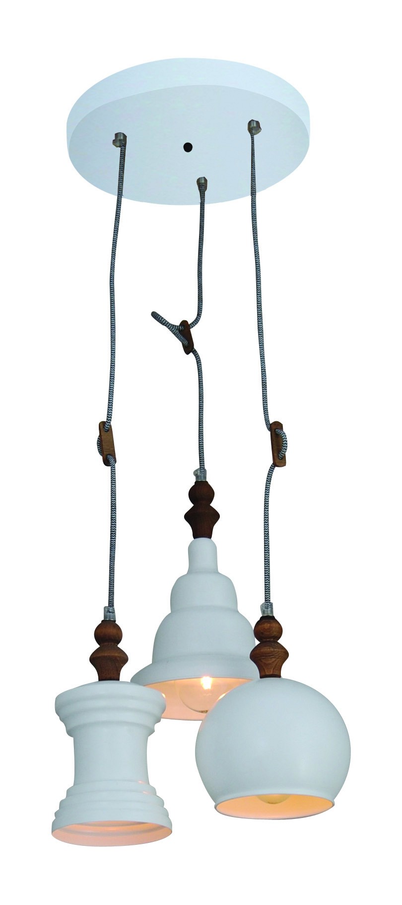 HL-047RS-3 TRIXY WHITE PENDANT