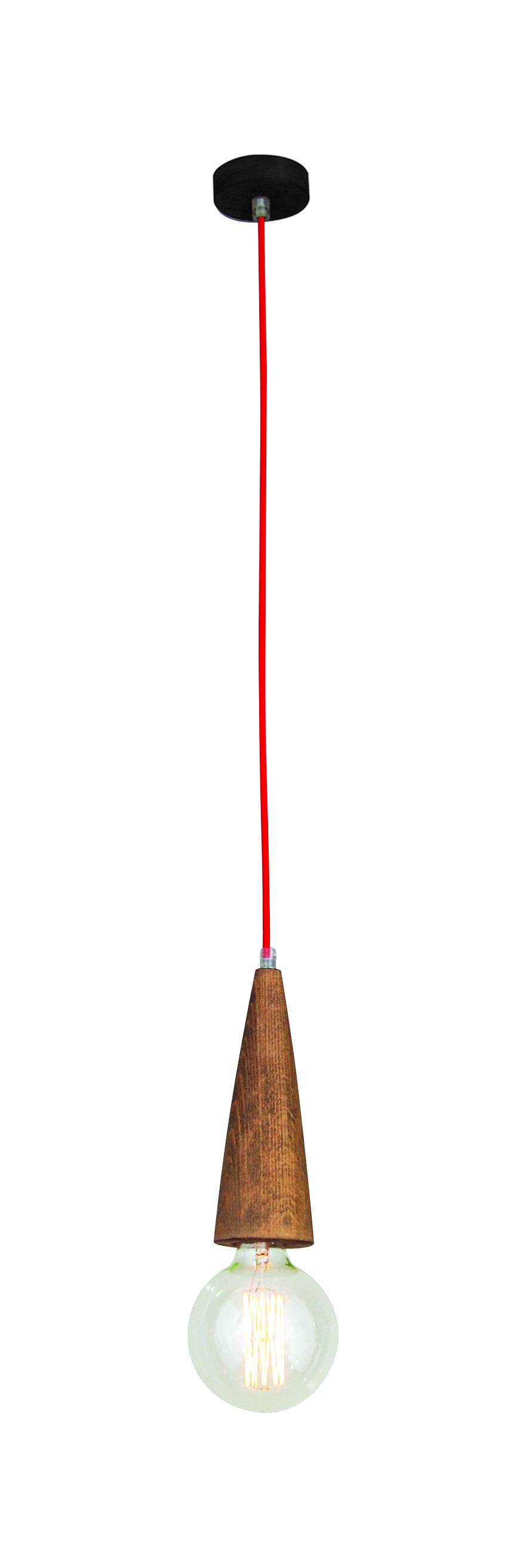 HL-029R-1 MELODY AGED WOOD PENDANT