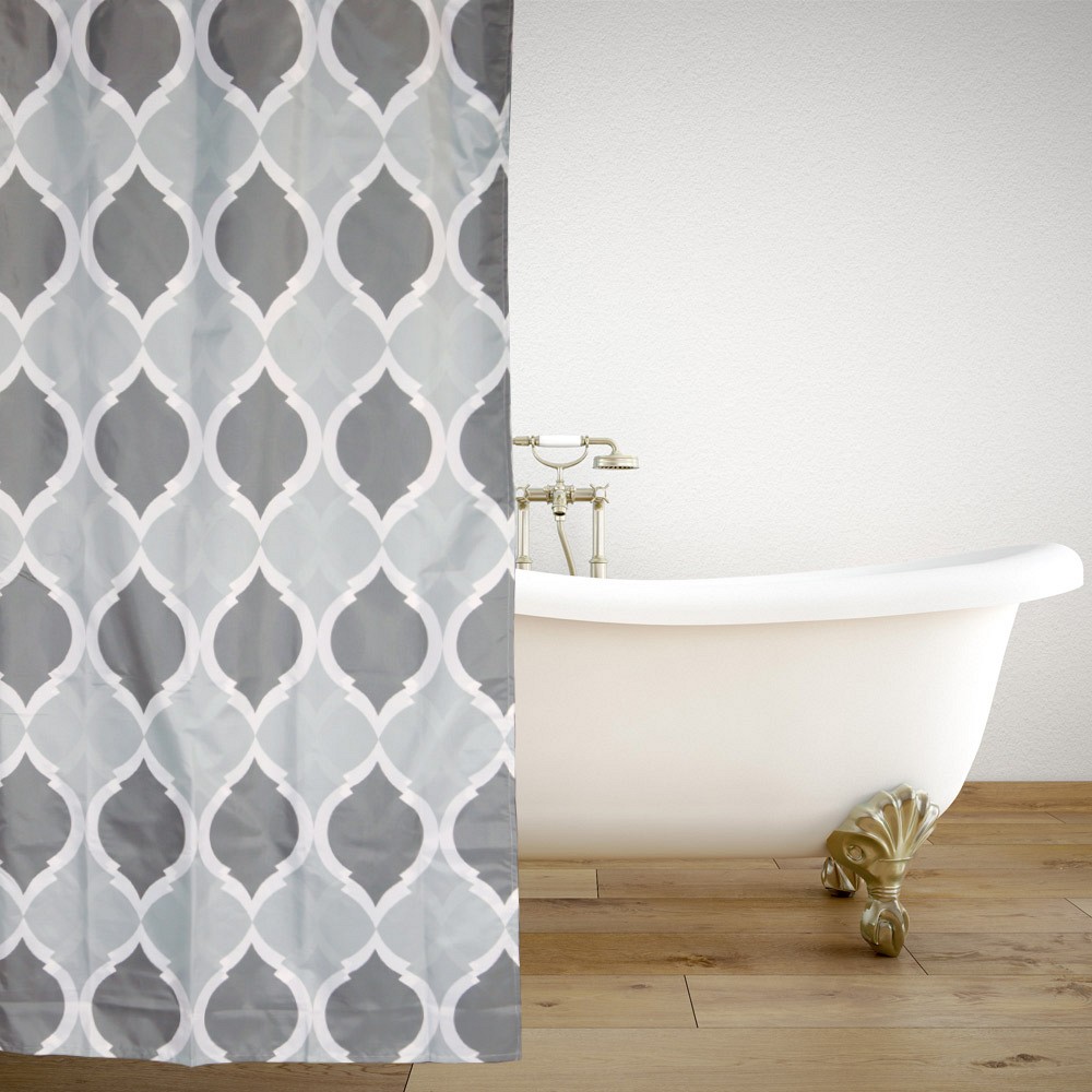 ΚΟΥΡΤΙΝΑ ΜΠΑΝΙΟΥ RUSTIC GREY 180(Μ)X180(Υ)