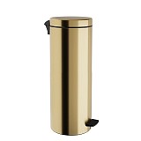 Χαρτοδοχείο 16 Lit Soft Close, No Inner Bucket - Brushed Gold, Pam & Co, Ø20 x H55 (cm), 16-2053-023