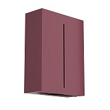 Επιτοίχια Θήκη για Χειροπετσέτες Ζικ-Ζακ - Matt Bordeaux, Pam & Co, W28,5 x D10 x H37 (cm), 122-153