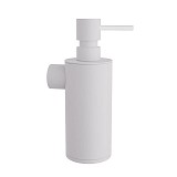 Επιτοίχιο Dispenser (350ml) - Matt White, Pam & Co, Ø6 x H19 (cm), 87-033