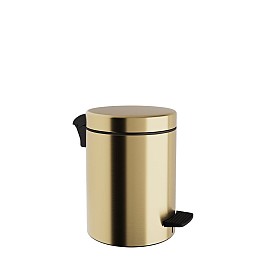 Χαρτοδοχείο 3 Lit, Soft Close - Brushed Gold, Pam & Co, Ø18 x H25 (cm), 03-601-023