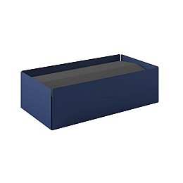 Θήκη Χειροπετσετών Ζικ-Ζακ - Matt Navy Blue, Pam & Co, W25 x D13 x H7,5 (cm), 121-203