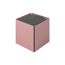 Θήκη Χαρτομάντηλων Κύβος - Matt Pink, Pam & Co, W13 x D13 x H13 (cm), 123-303