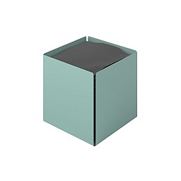 Θήκη Χαρτομάντηλων Κύβος - Matt Turquoise, Pam & Co, W13 x D13 x H13 (cm), 123-913
