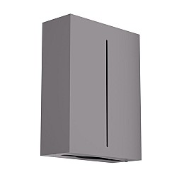Επιτοίχια Θήκη για Χειροπετσέτες Ζικ-Ζακ - Matt Concrete Grey, Pam & Co, W28,5 x D10 x H37 (cm), 122-163