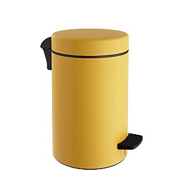 Χαρτοδοχείο 10 Lit Soft Close, No Inner Bucket - Matt Yellow, Pam & Co, Ø20 x H37 (cm), 2037-603