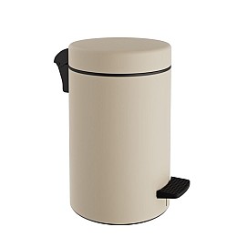 Χαρτοδοχείο 10 Lit Soft Close, No Inner Bucket - Matt Ivory, Pam & Co, Ø20 x H37 (cm), 2037-703