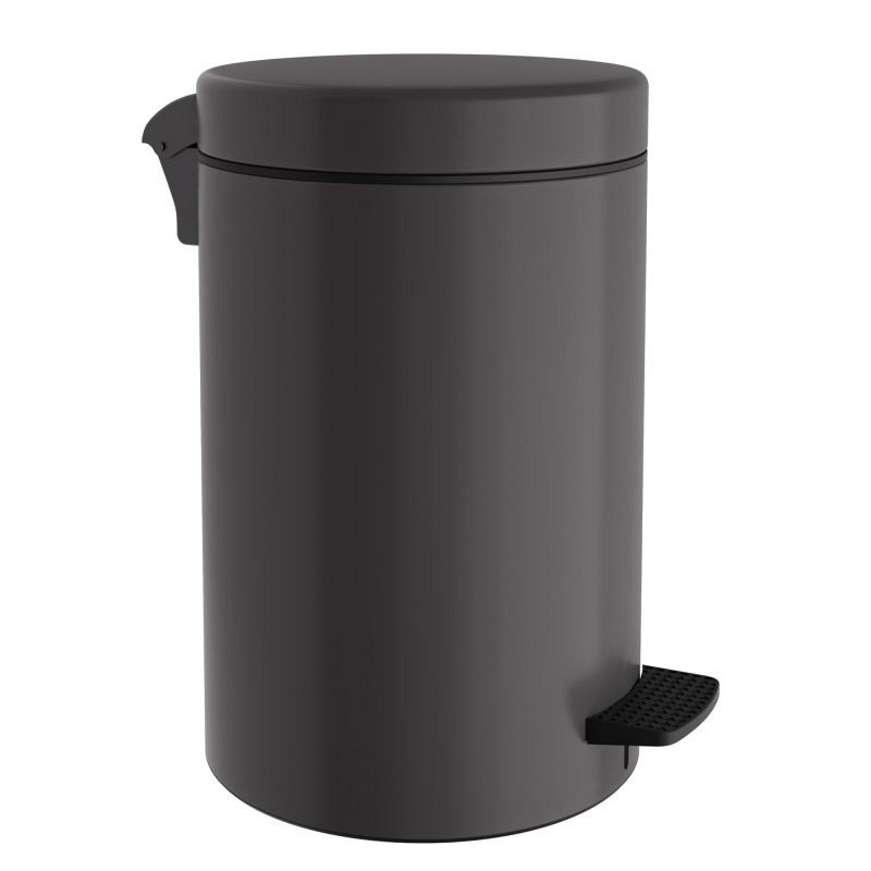 Χαρτοδοχείο 12 Lit, Soft Close - Matt Anthracite, Pam & Co, Ø25 x H40 (cm), 12-090-113
