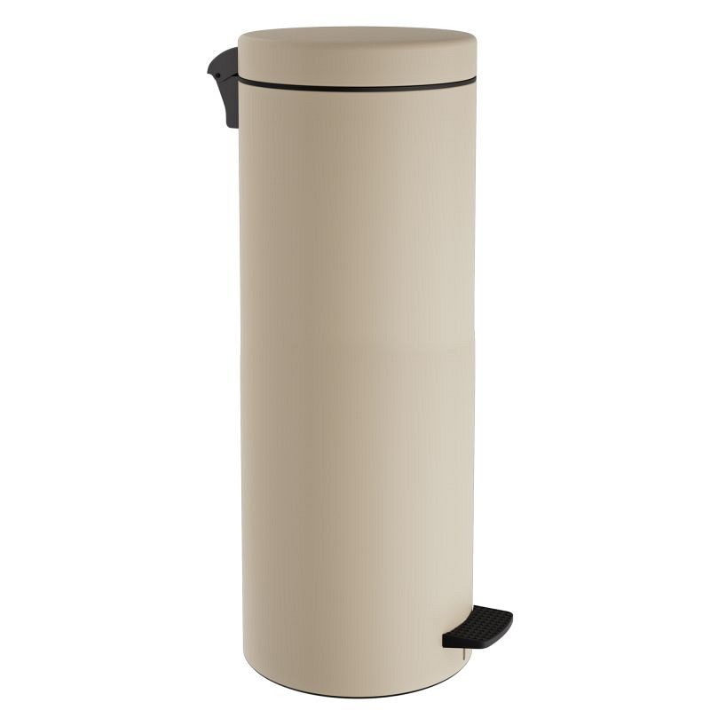 Χαρτοδοχείο 30 Lit, Soft Close - Matt Ivory, Pam & Co, Ø25 x H65 (cm), 2565-703