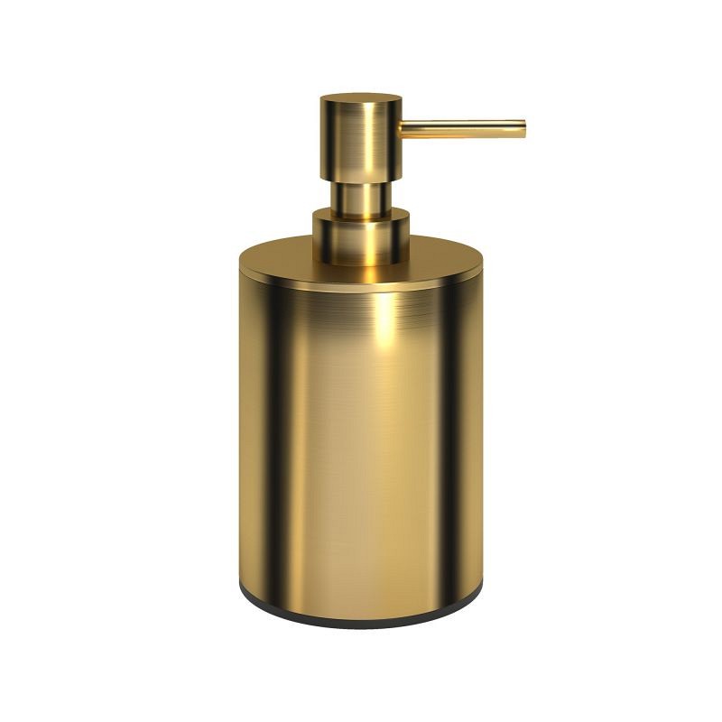 Dispenser (350ml) - Brushed Gold, Pam & Co, Ø8 x H15 (cm), 90-023