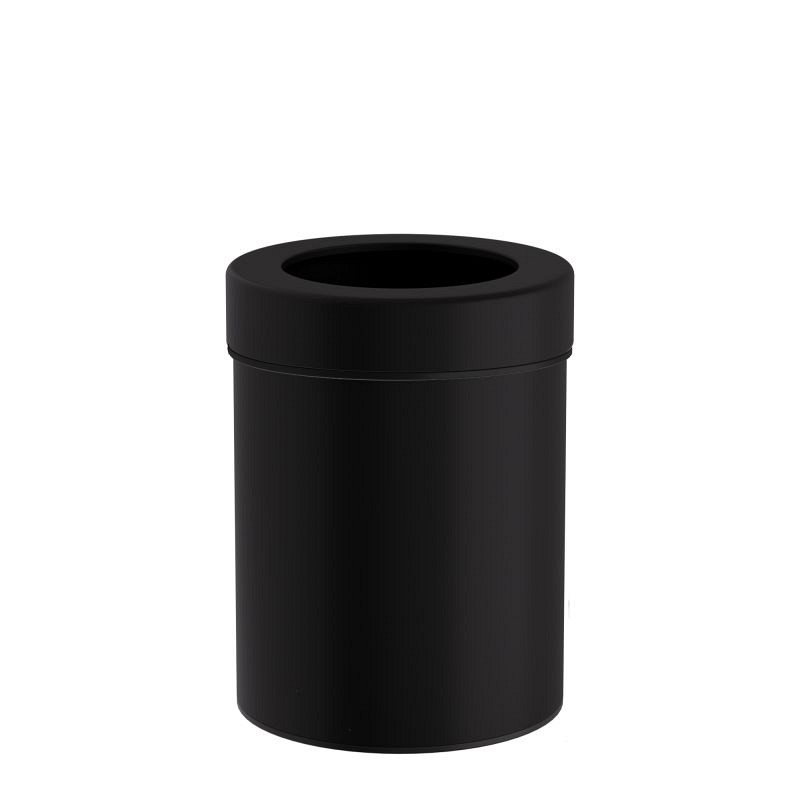 Καλάθι Γραφείου / Δωματίου 6 Lit - Matt Black, Pam & Co, Ø20 x H28 (cm), 2128-403