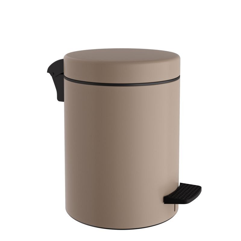 Χαρτοδοχείο 8 Lit, Soft Close - Matt Beige, Pam & Co, Ø23 x H32 (cm), 08-500-103