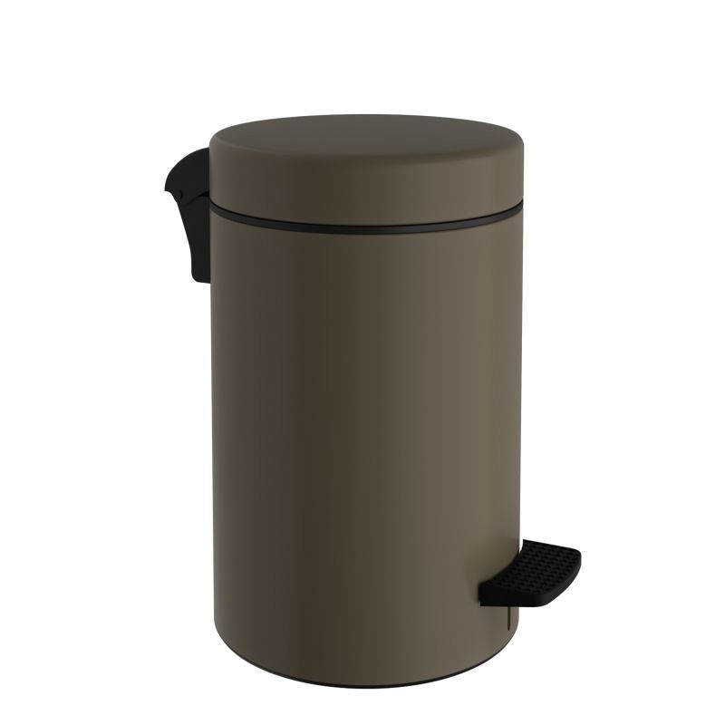Χαρτοδοχείο 10 Lit Soft Close, No Inner Bucket - Matt Light Bronze, Pam & Co, Ø20 x H37 (cm), 2037-963