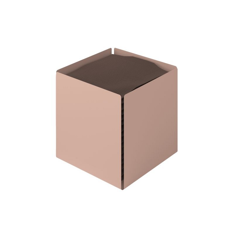 Θήκη Χαρτομάντηλων Κύβος - Matt Dusty Pink, Pam & Co, W13 x D13 x H13 (cm), 123-304