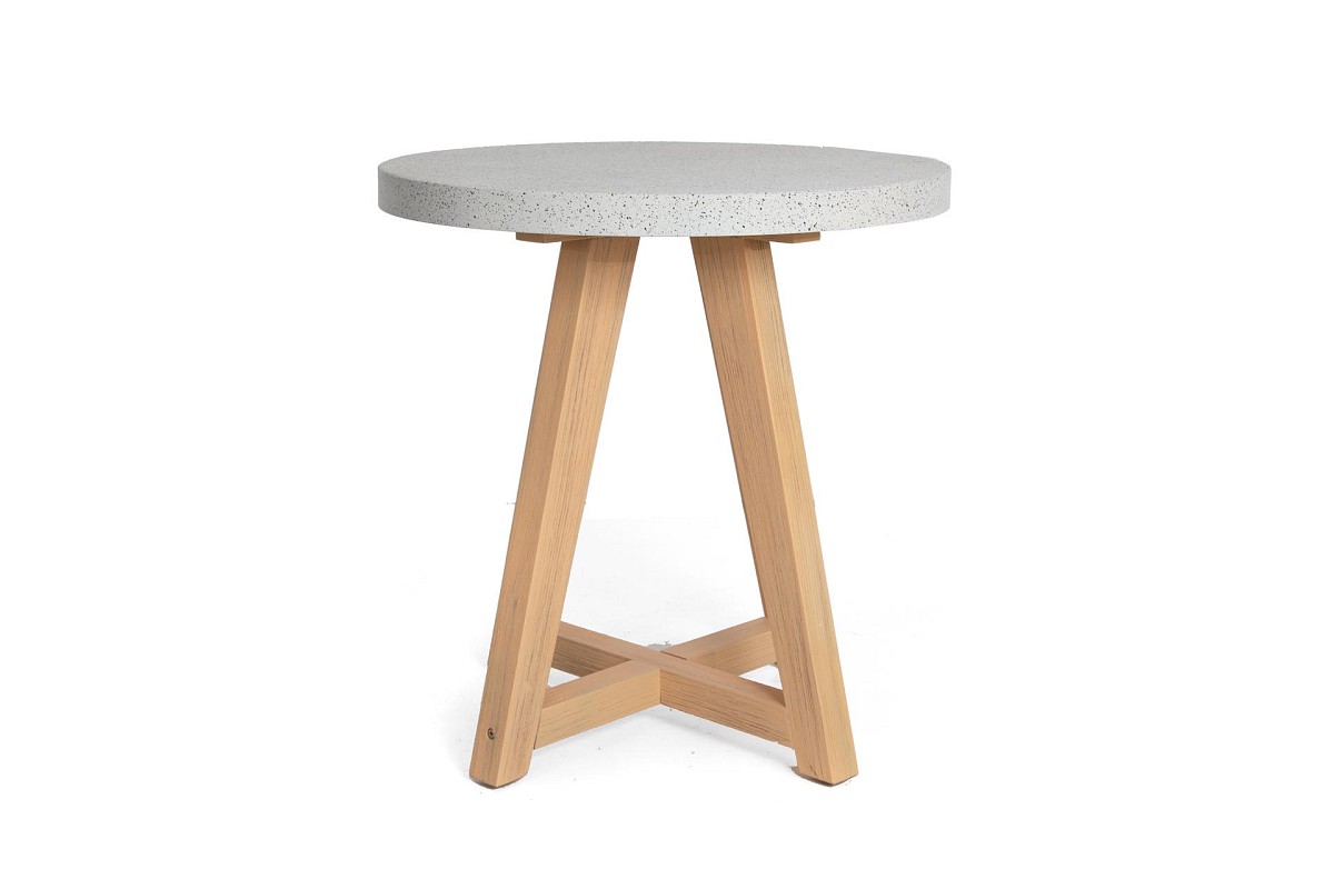 Τραπέζι Bistro Noria Terazzo Grey Black (70x70x75) Soulworks 0800020