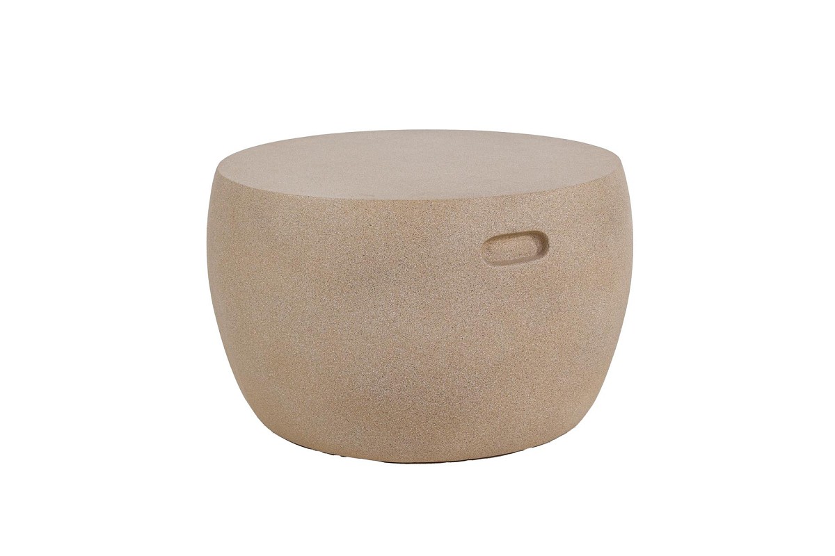 Τραπέζι Καθιστικού Randel Sand Round (60x60x39) Soulworks 0800056