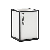 ESTIA ΠΟΤΗΡΑΚΙ ΜΠΑΝΙΟΥ CAGE ΚΕΡΑΜΙΚΟ ΛΕΥΚΟ ΜΕ ΜΕΤΑΛΛΙΚΟ ΠΛΑΙΣΙΟ