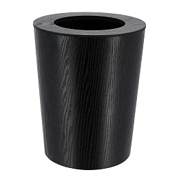 Κάδος δρύινος  9 λίτρα μαύρος 22,50χ28,50 cm Eurocasa