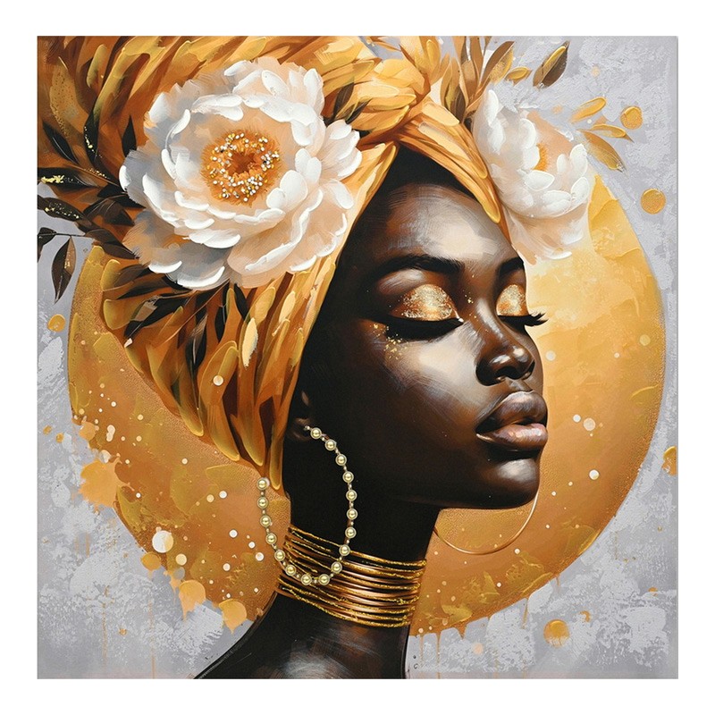 Πίνακας σε καμβά Giara Inart 100x3x100εκ