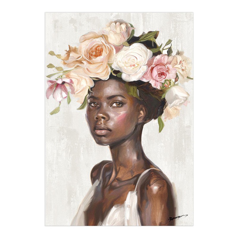 Πίνακας σε καμβά Fleri Ι Inart 70x3.5x100εκ