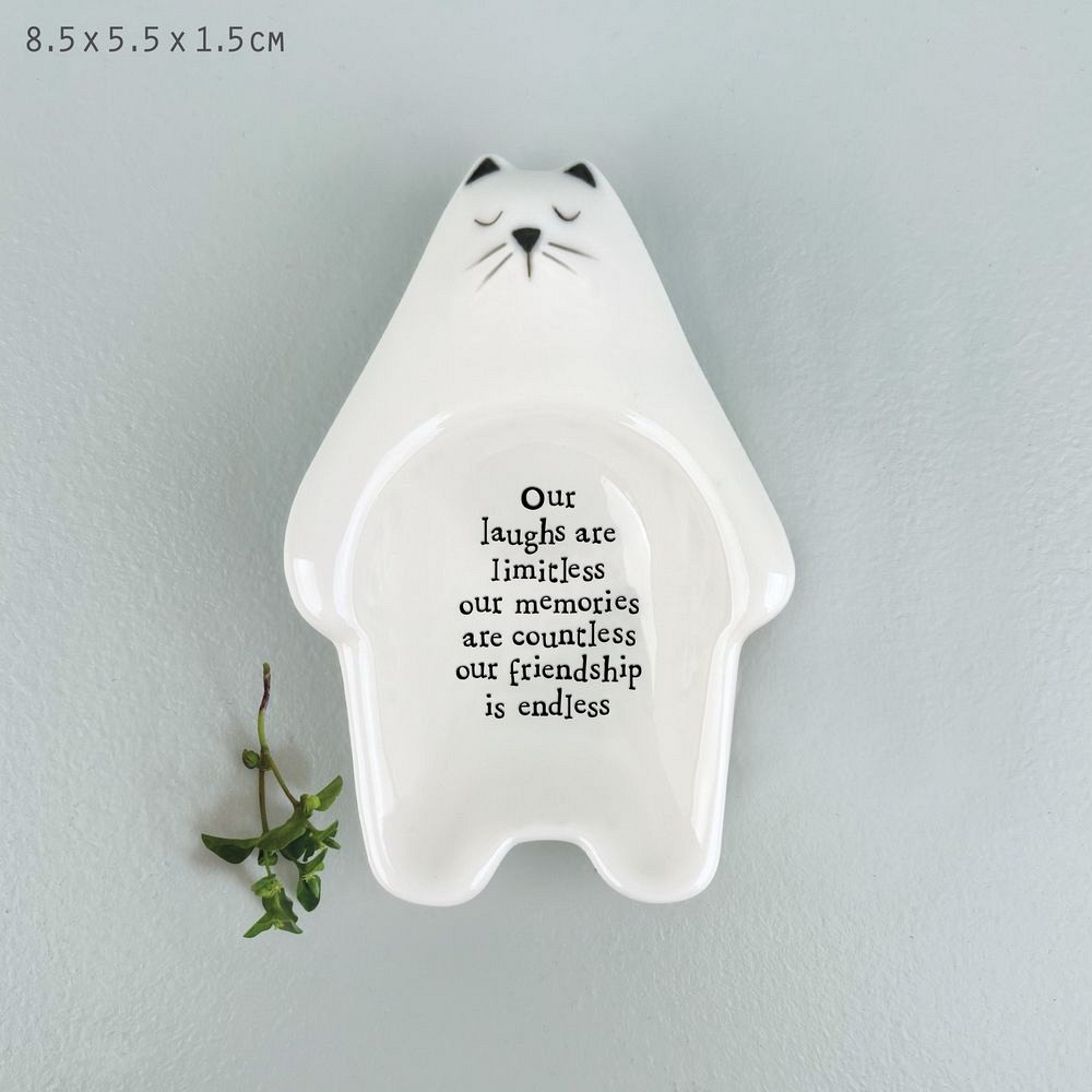 Πιατάκι 9,3εκ.- Γάτα/Our laughs are limitless