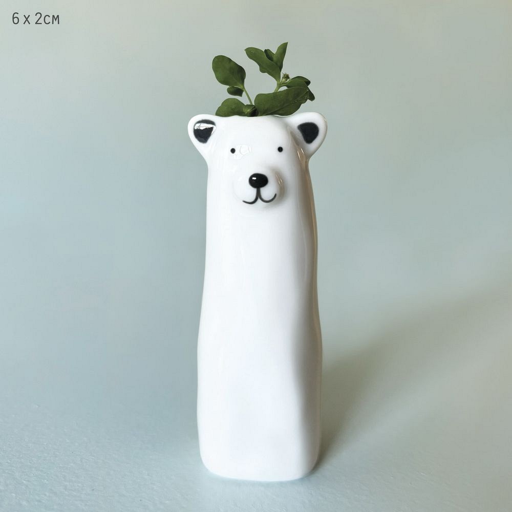 Πορσελάνινο βάζο - Αρκούδα 8εκ.