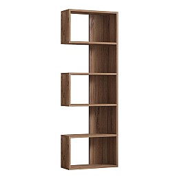 Βιβλιοθήκη Cascade pakoworld σε sonoma  απόχρωση 51.8x22x150εκ