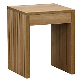 Βοηθητικό τραπέζι Focused pakoworld MDF φυσικό 40x40x50εκ