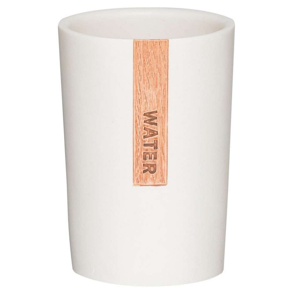 Pierra white ποτήρι οδοντόβουρτσας Sealskin