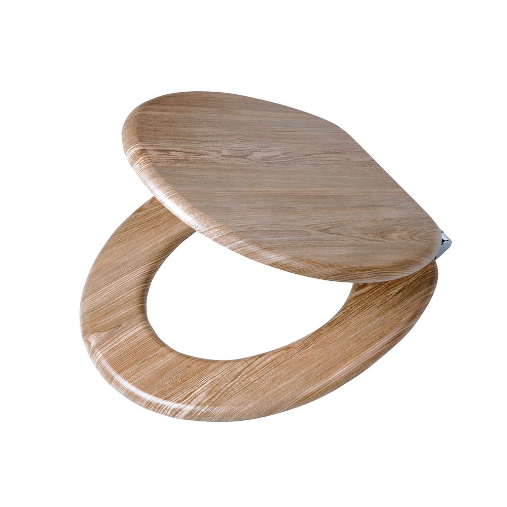 Tiger Scaffold Wood Look Καπάκι Λεκάνης MDF Oak 252022546