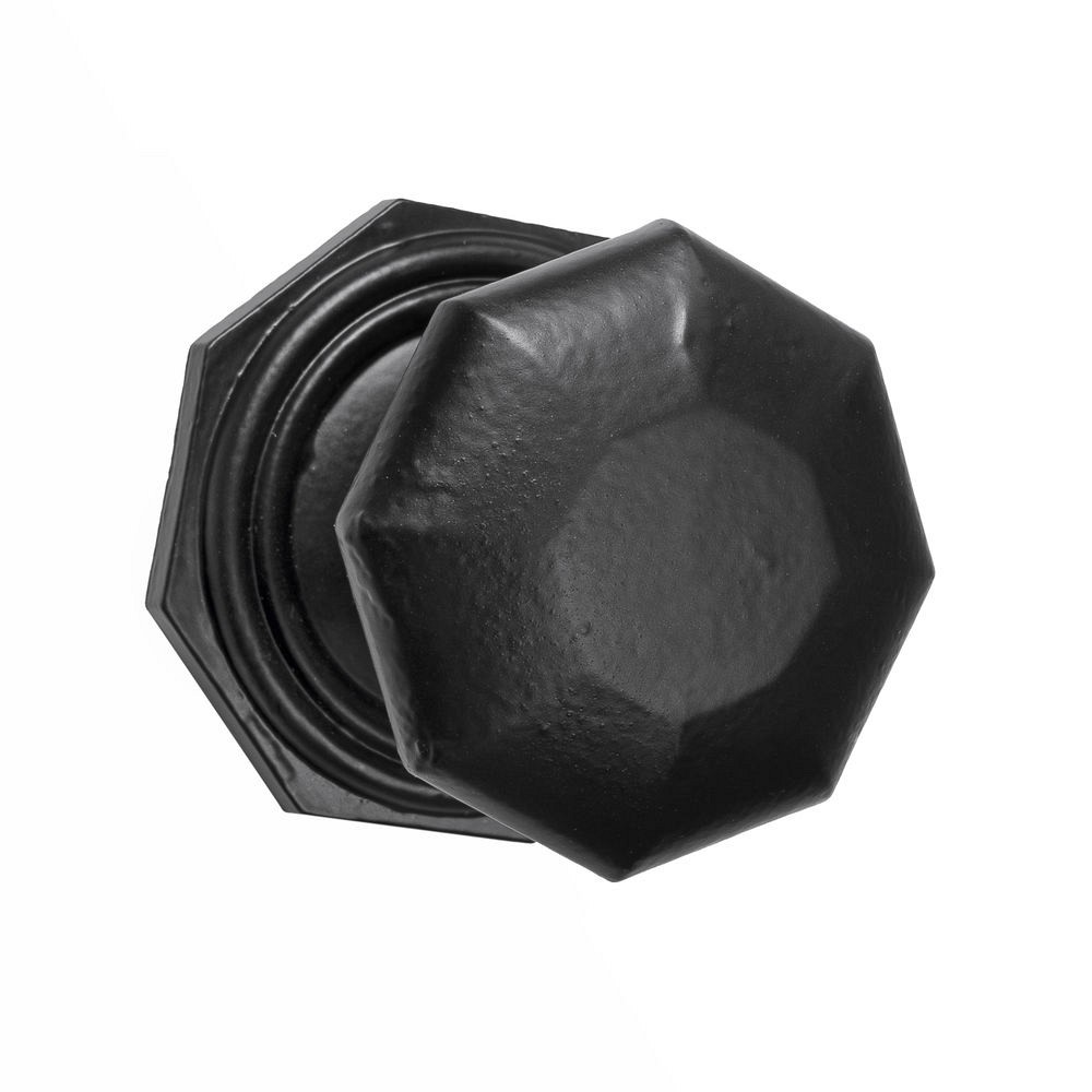 Roline Κ374 Μπουλ Εξώπορτας από Ορείχαλκο Μαύρο Ματ Φ75mm