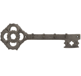 Roline 400 Κρεμάστρα από Ορείχαλκο Old Silver 220x75mm