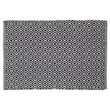 Trellis 60x90 black πατάκι μπάνιου Sealskin