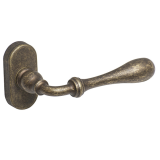 Roline Κ370 Πόμολο Πόρτας για PVC με Ροζέτα από Ορείχαλκο Αντικέ 32x62x114mm