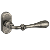 Roline Κ370 Πόμολο Πόρτας για PVC με Ροζέτα από Ορείχαλκο Old Silver 32x62x114mm