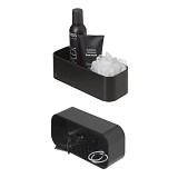 Tiger 2-Store Επιτοίχιο Ράφι 25 cm Black 1500010746