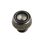 Roline 576 Πόμολο Επίπλου από Ζάμακ Old Silver Φ28mm